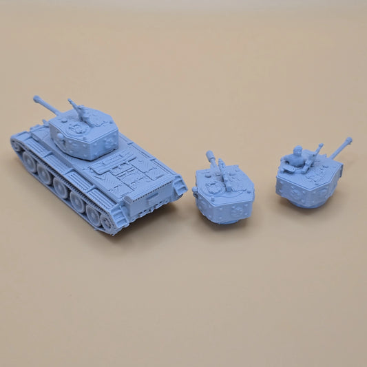 Cromwell cruiser/close support tank 15mm scale WW2 miniature