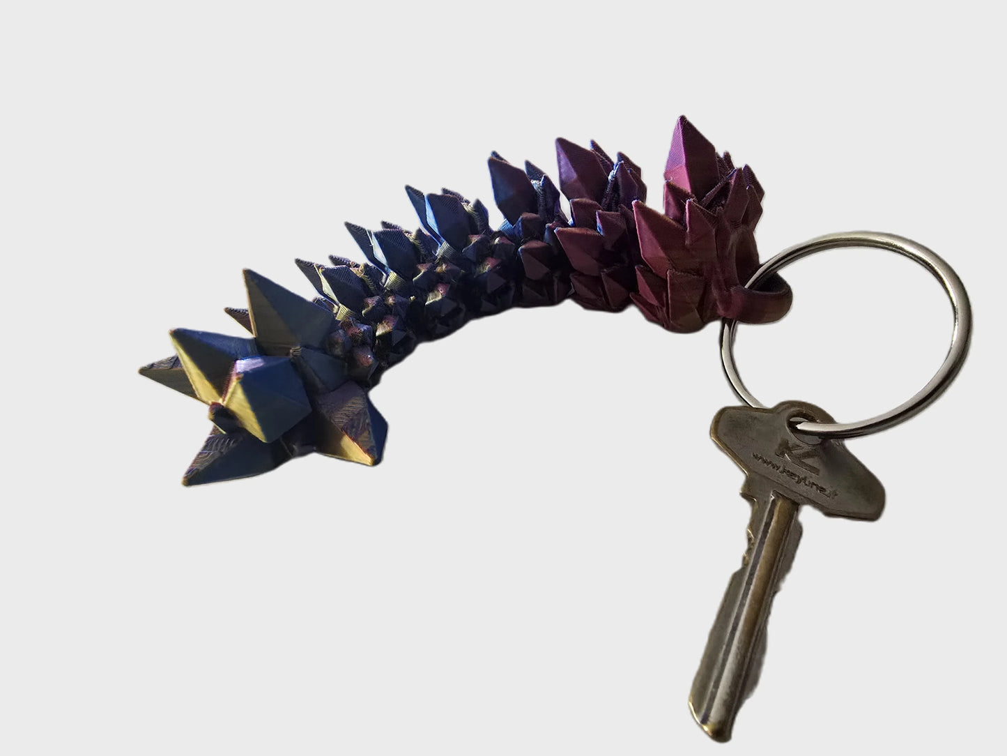 Crystal Dragon Tail Keyring - GameCraft