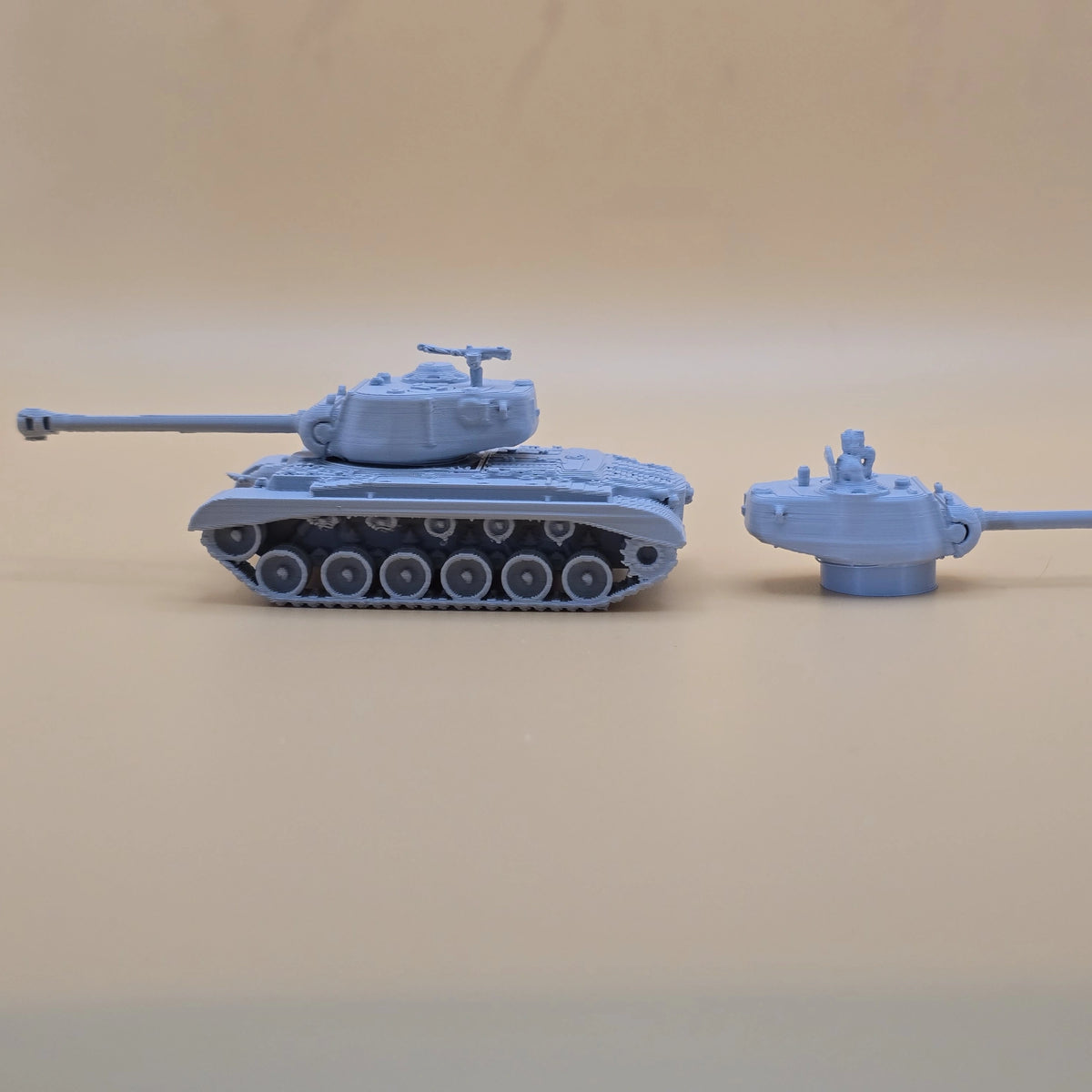 15mm M26 Pershing US late-war tank model