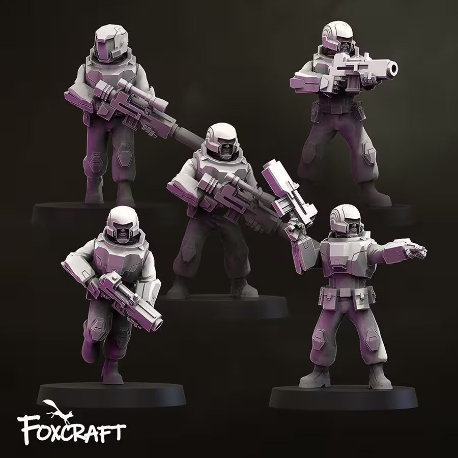Orbital Armoured Corps Miniatures - Rangers Platoon - GameCraft