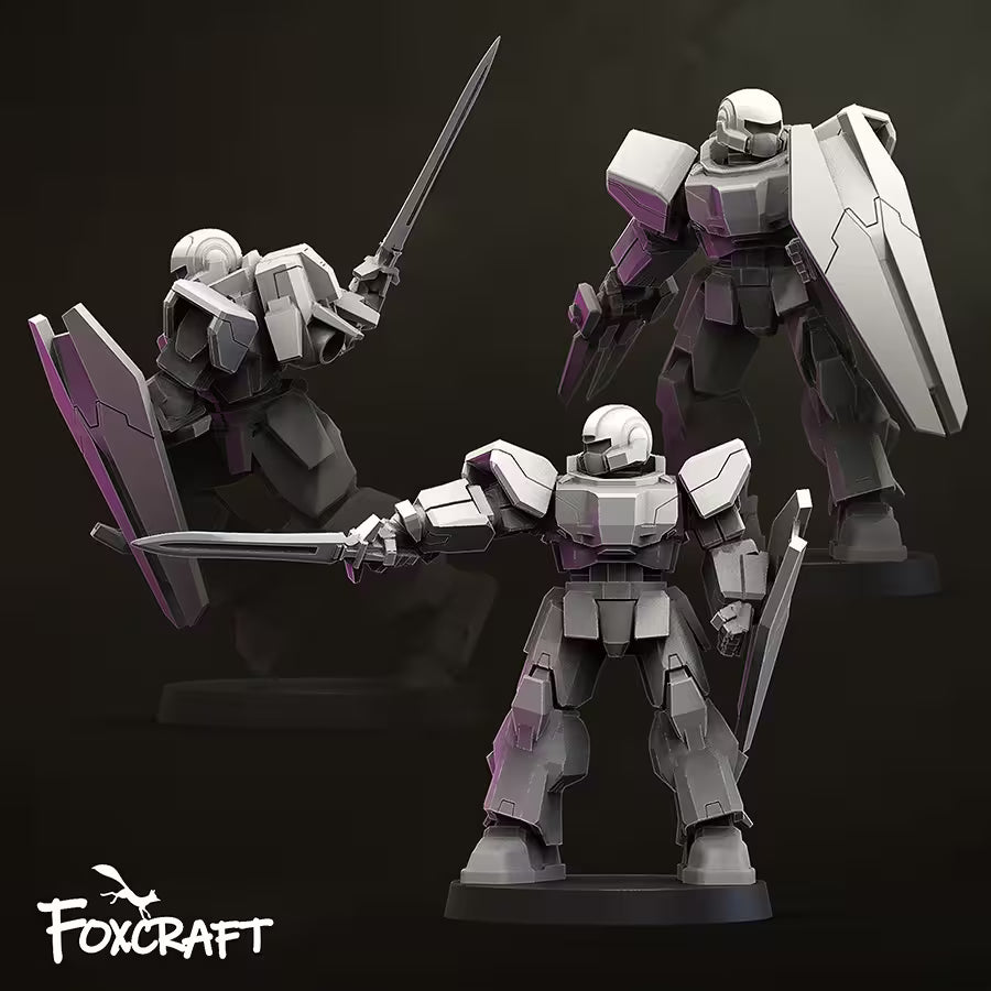 Orbital Armoured Corps Miniature - Vanguard Warden Platoon - GameCraft