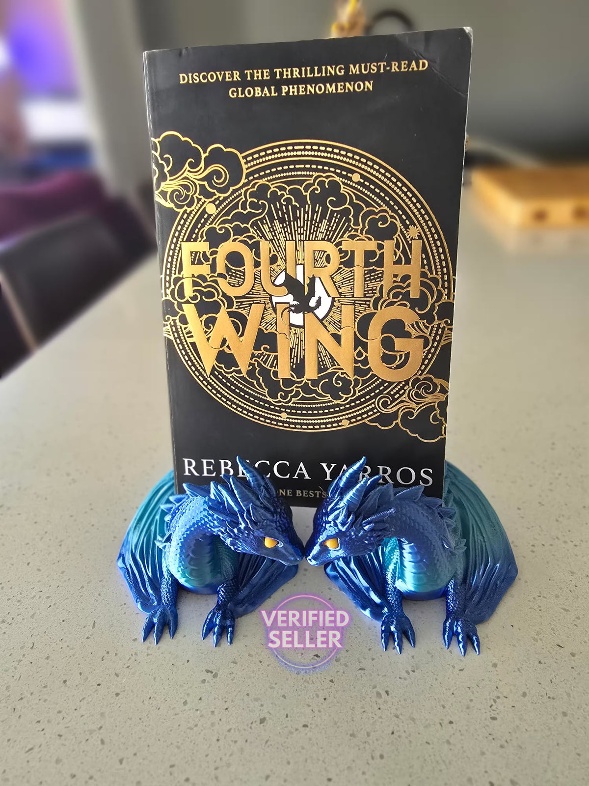 Twin Flame Dragon Book Holder (or Tablet Holder) - GameCraft
