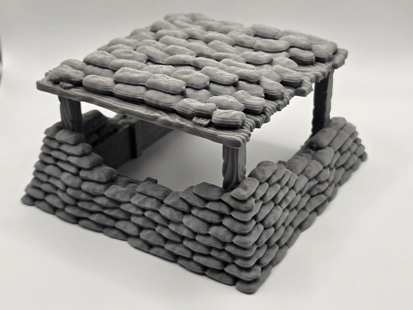 Wargaming Tabletop Terrain Modular Trench System - Bunker - GameCraft