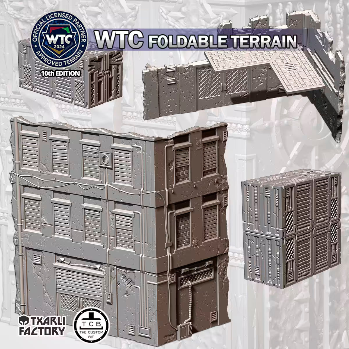 Warhammer 40k Folding Terrain - Urban - WTC Compatible - GameCraft