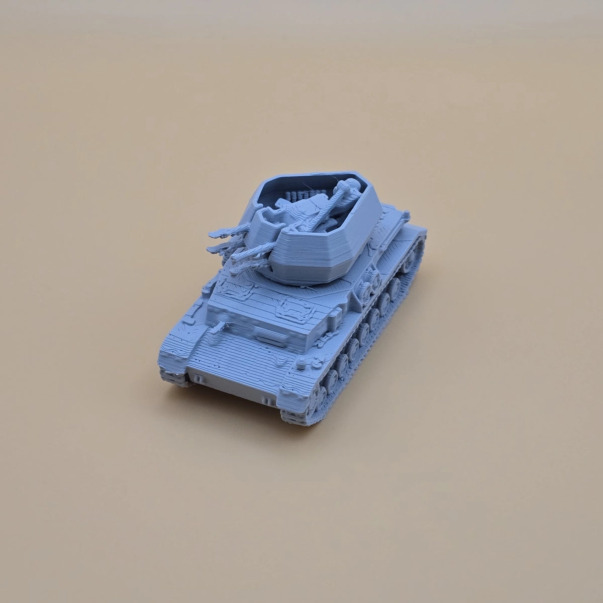 WW2 Wirbelwind self-propelled anti-aircraft vehicle for 15mm wargaming