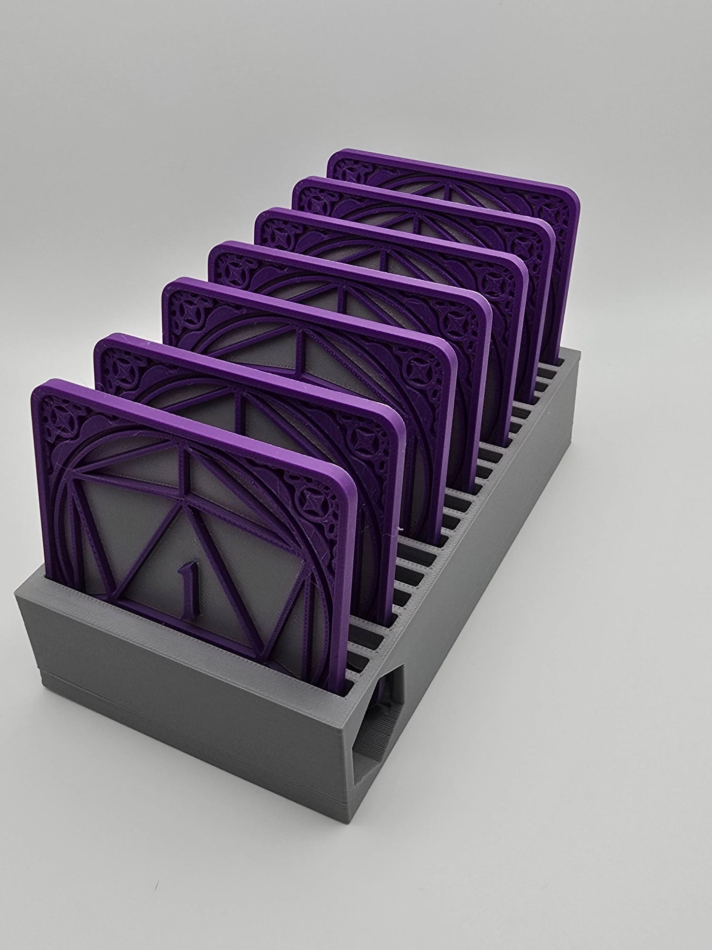 D&D Dice Coasters D1-8 for Game Decoration - GameCraft