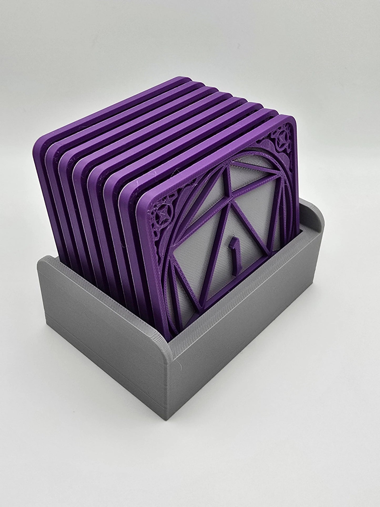D&D Dice Coasters D1-8 for Game Decoration - GameCraft