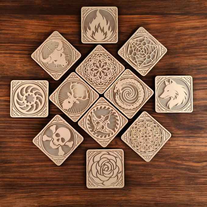 D&D Image Coaster for Game Decoration - GameCraft