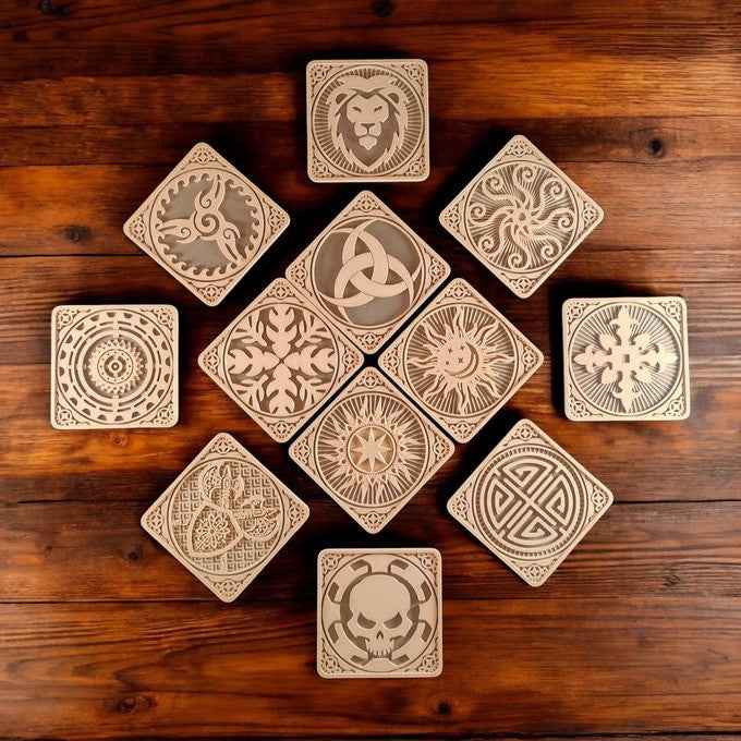 D&D Image Coaster for Game Decoration - GameCraft