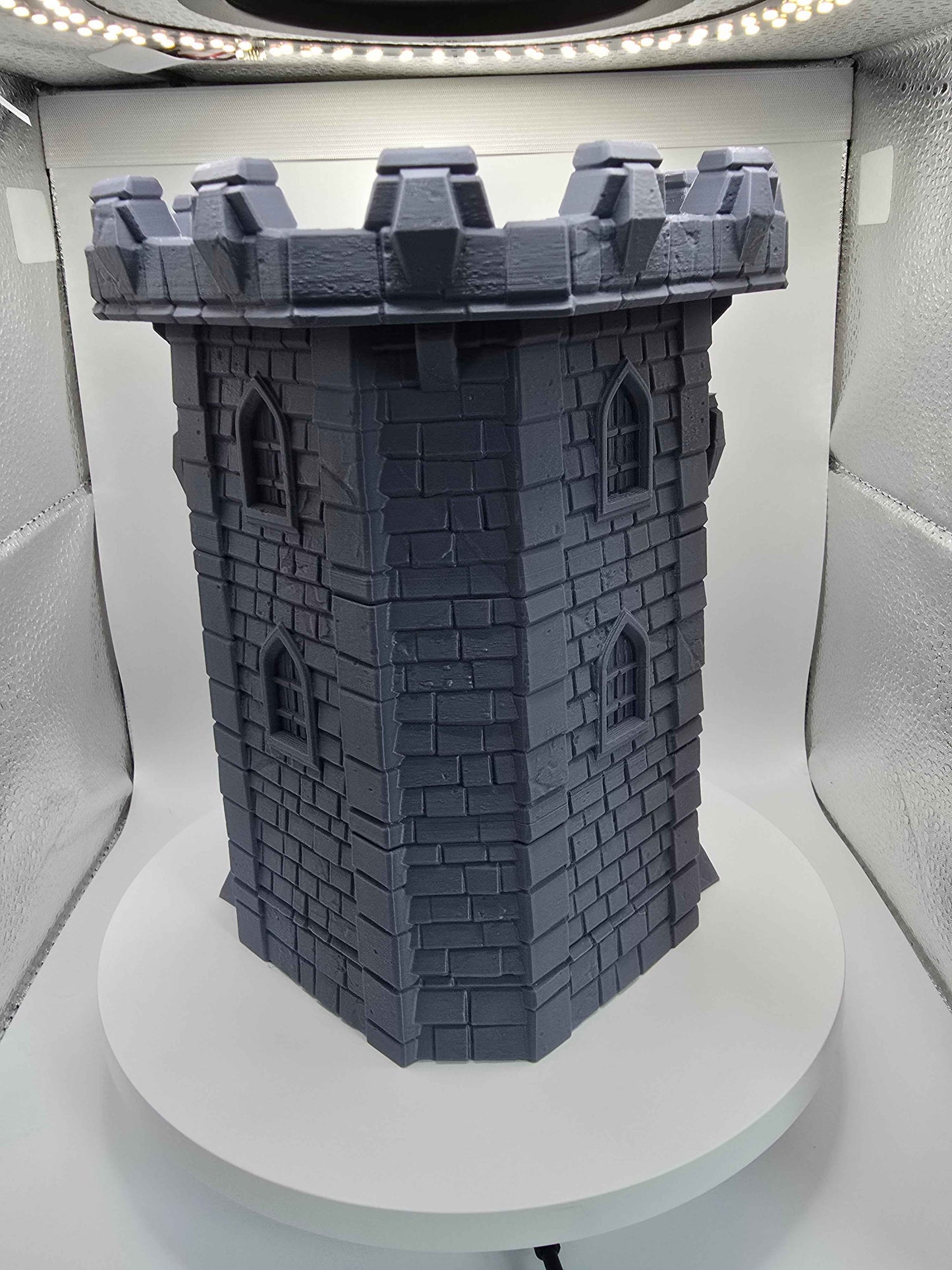 Medieval Castle Corner Tower DND Terrain Model - GameCraft