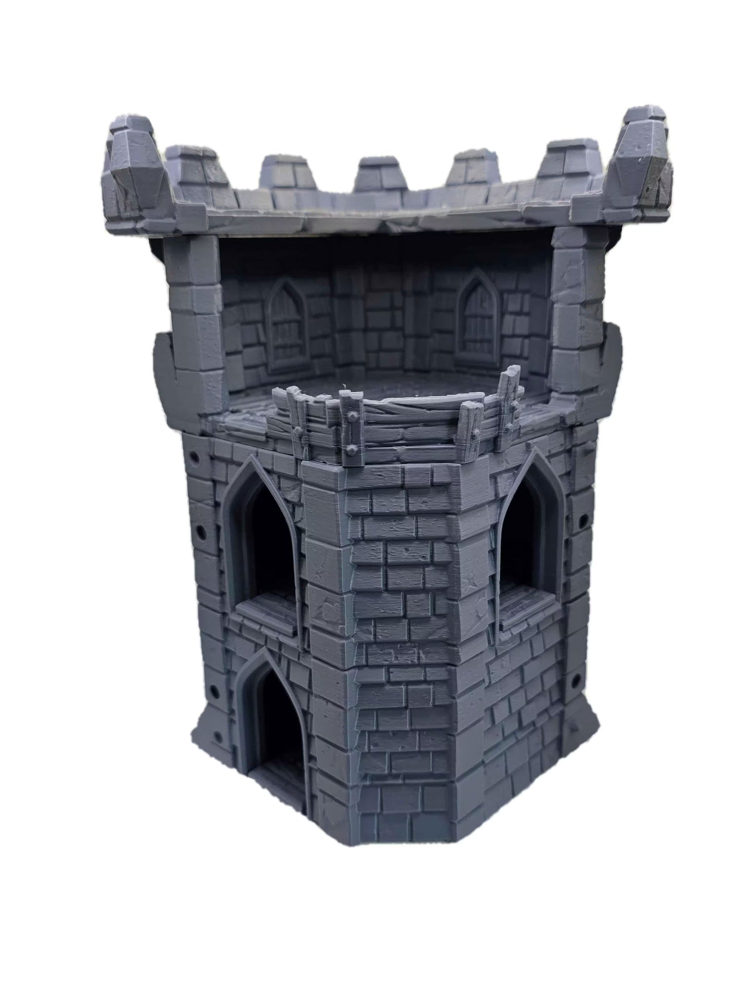 Medieval Castle Corner Tower DND Terrain Model - GameCraft