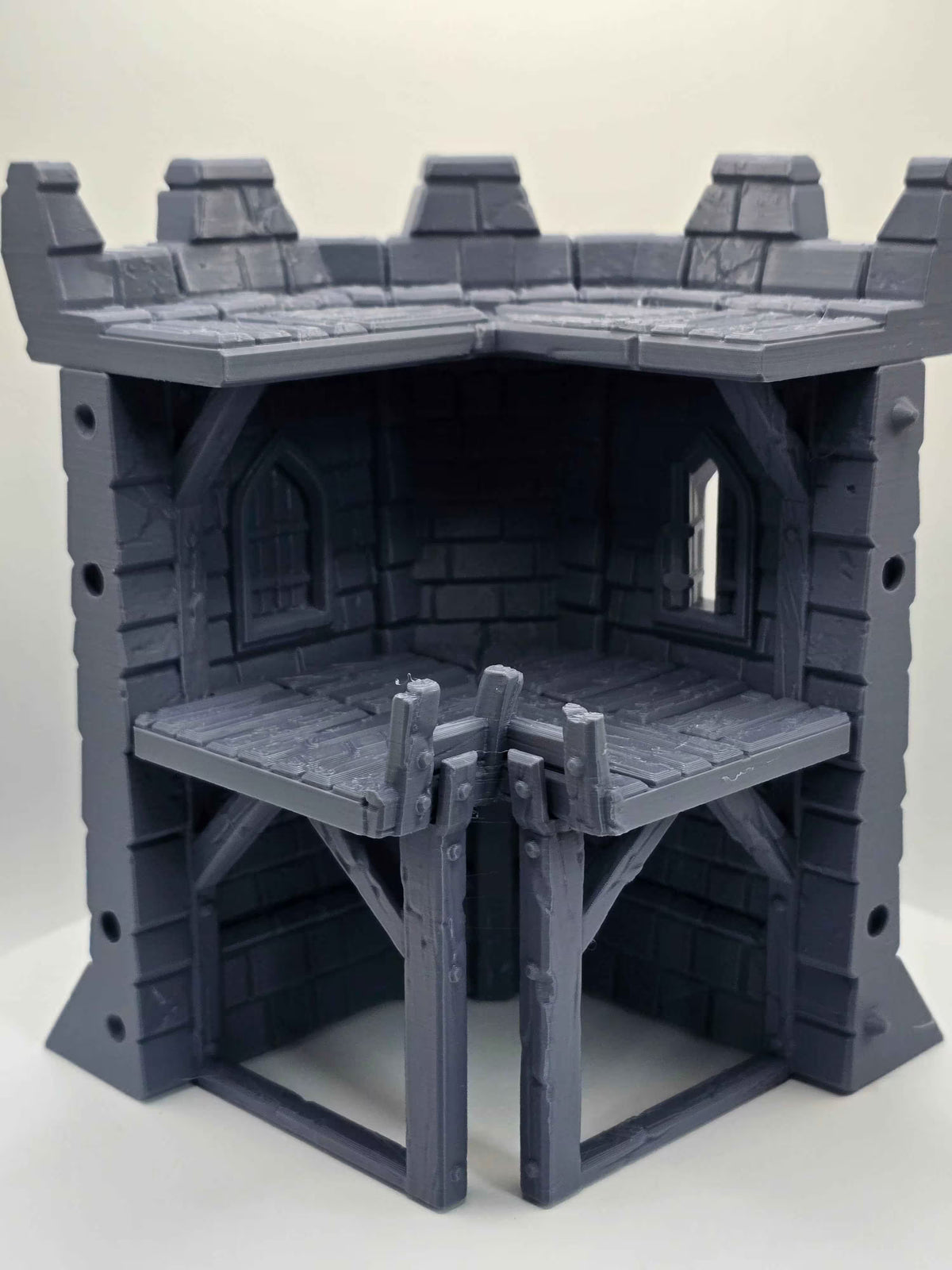Medieval Castle Corner Walls for DND Terrain - GameCraft