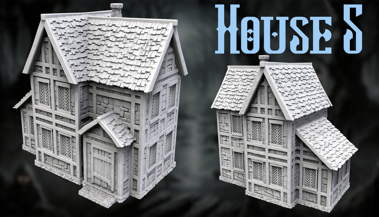 Medieval Village Buildings for DnD Terrain - GameCraft