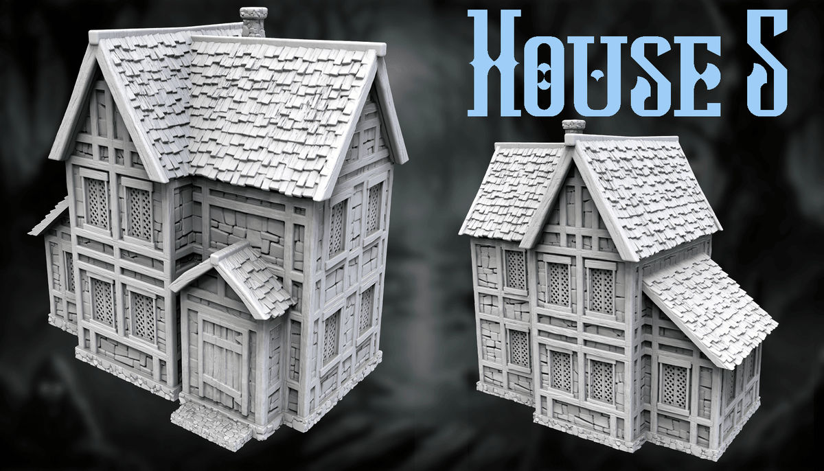 Medieval Village Buildings for DnD Terrain - GameCraft