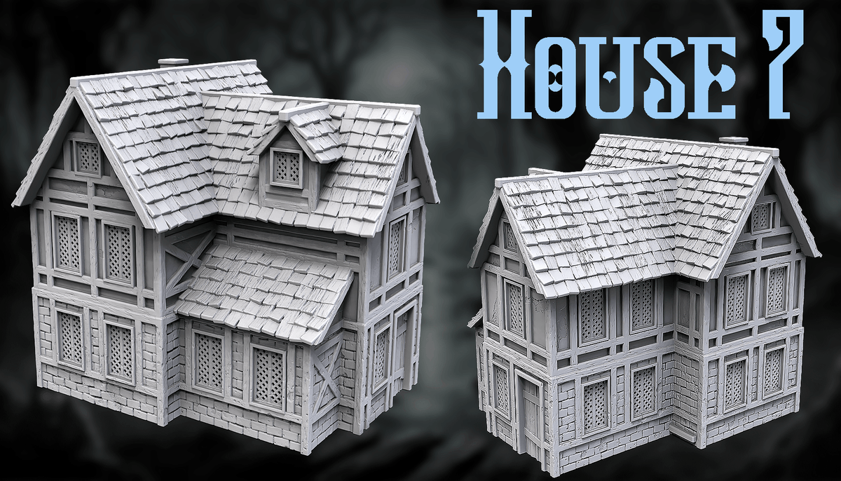 Medieval Village Buildings for DnD Terrain - GameCraft