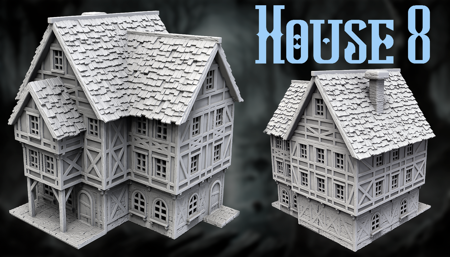 Medieval Village Buildings for DnD Terrain - GameCraft