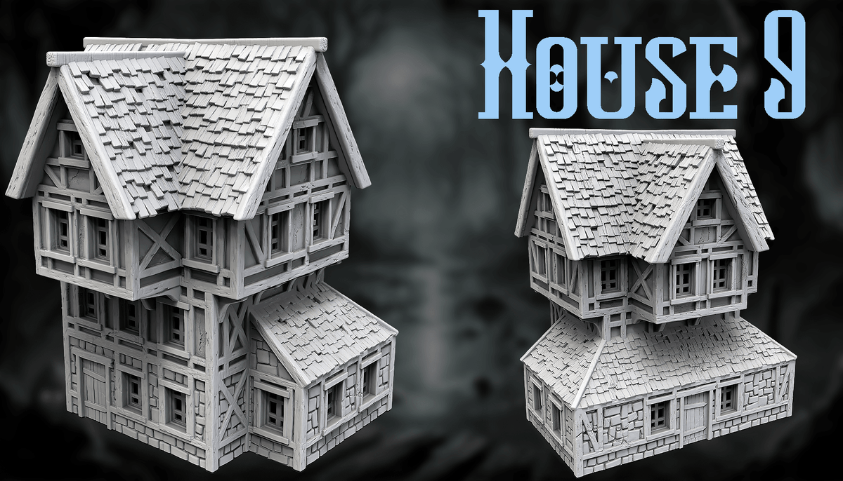 Medieval Village Buildings for DnD Terrain - GameCraft