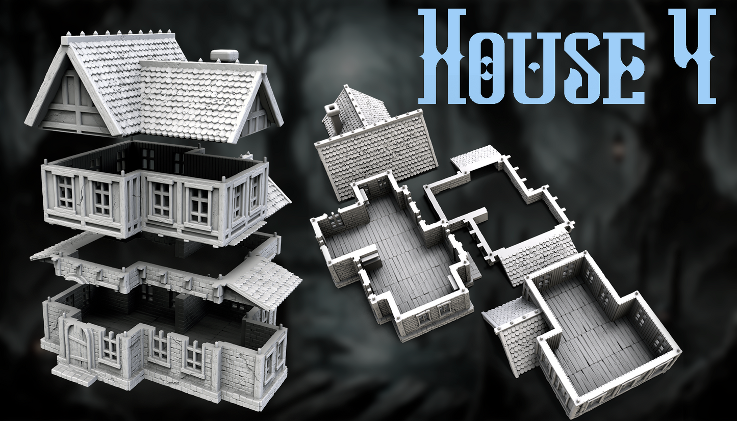 Medieval Village Buildings for DnD Terrain - GameCraft