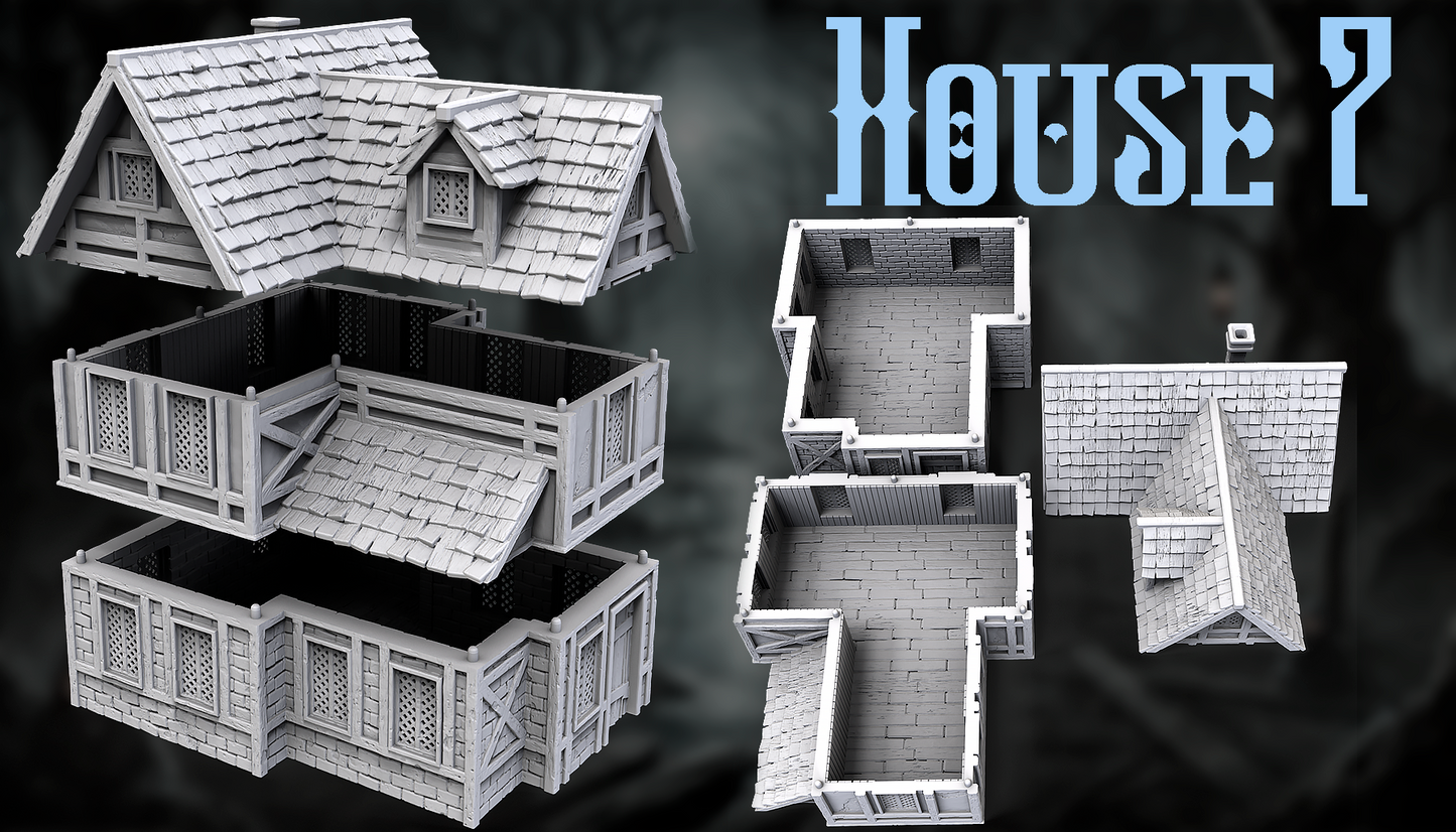 Medieval Village Buildings for DnD Terrain - GameCraft