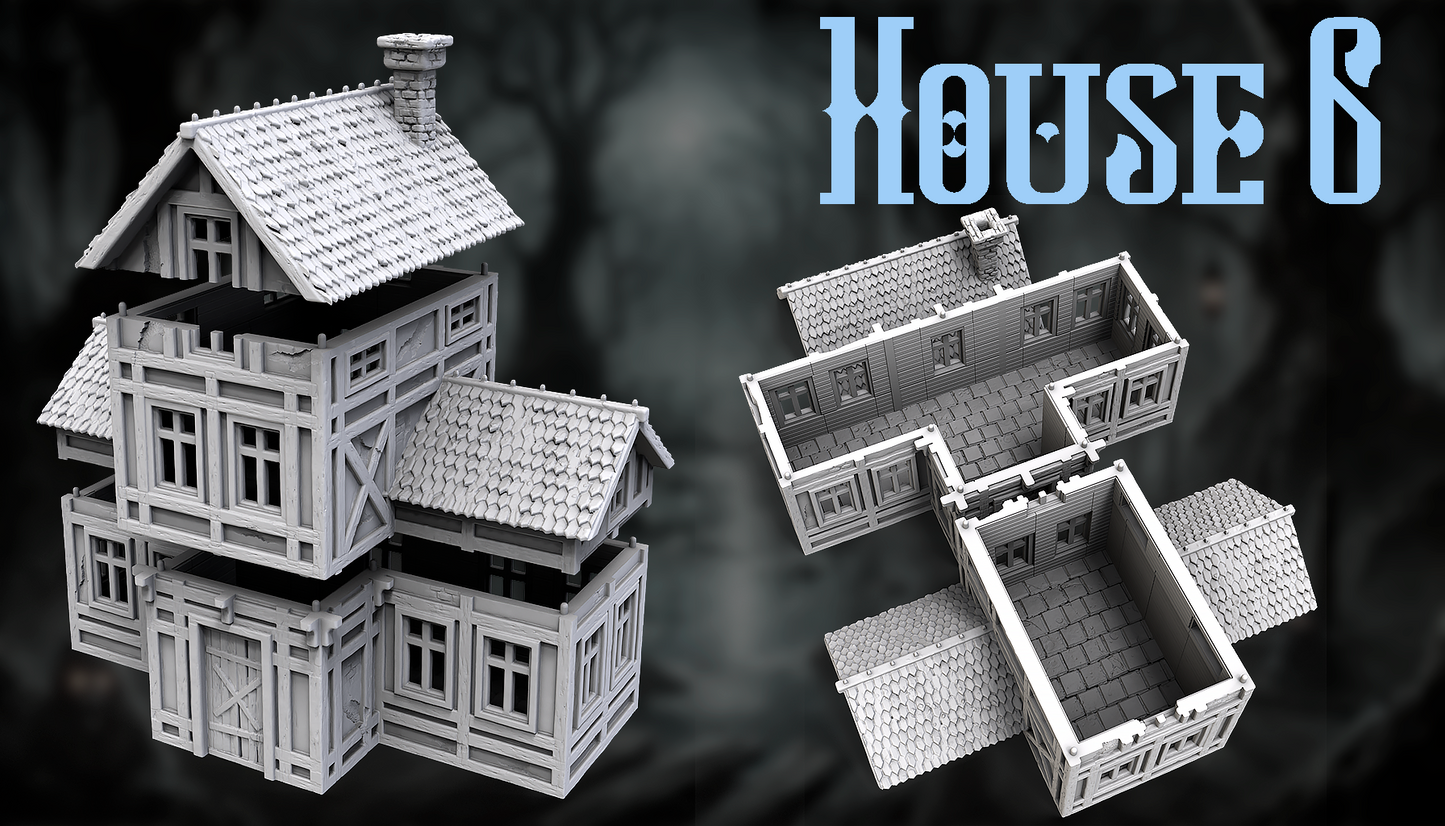 Medieval Village Buildings for DnD Terrain - GameCraft