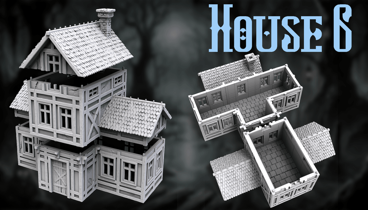 Medieval Village Buildings for DnD Terrain - GameCraft