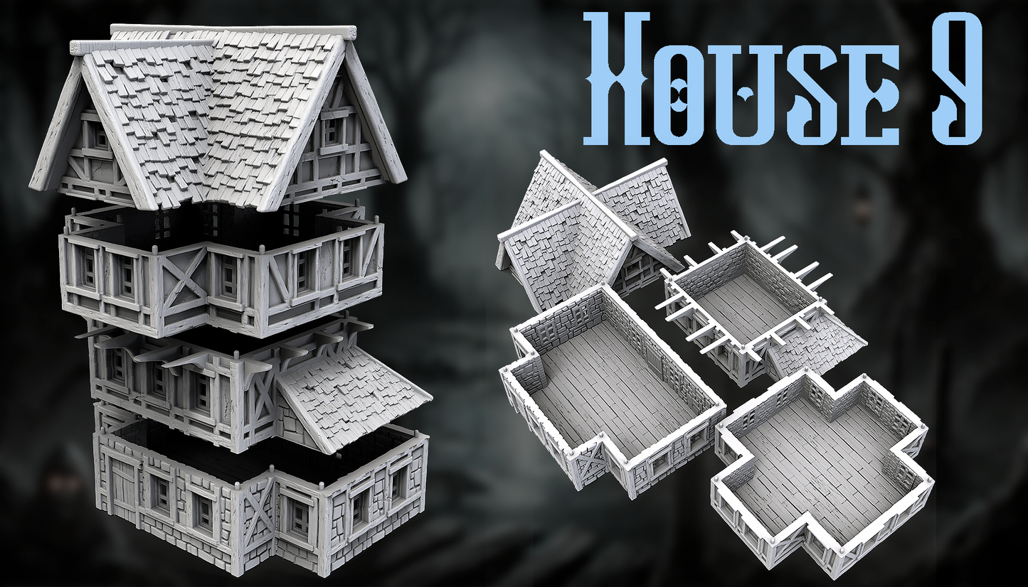 Medieval Village Buildings for DnD Terrain - GameCraft
