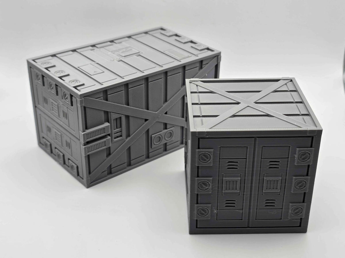 Space Outpost: Containers - Tabletop Terrain Scatter - GameCraft