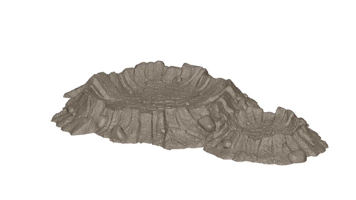 Wargaming Tabletop Terrain Modular Trench System - Craters - GameCraft