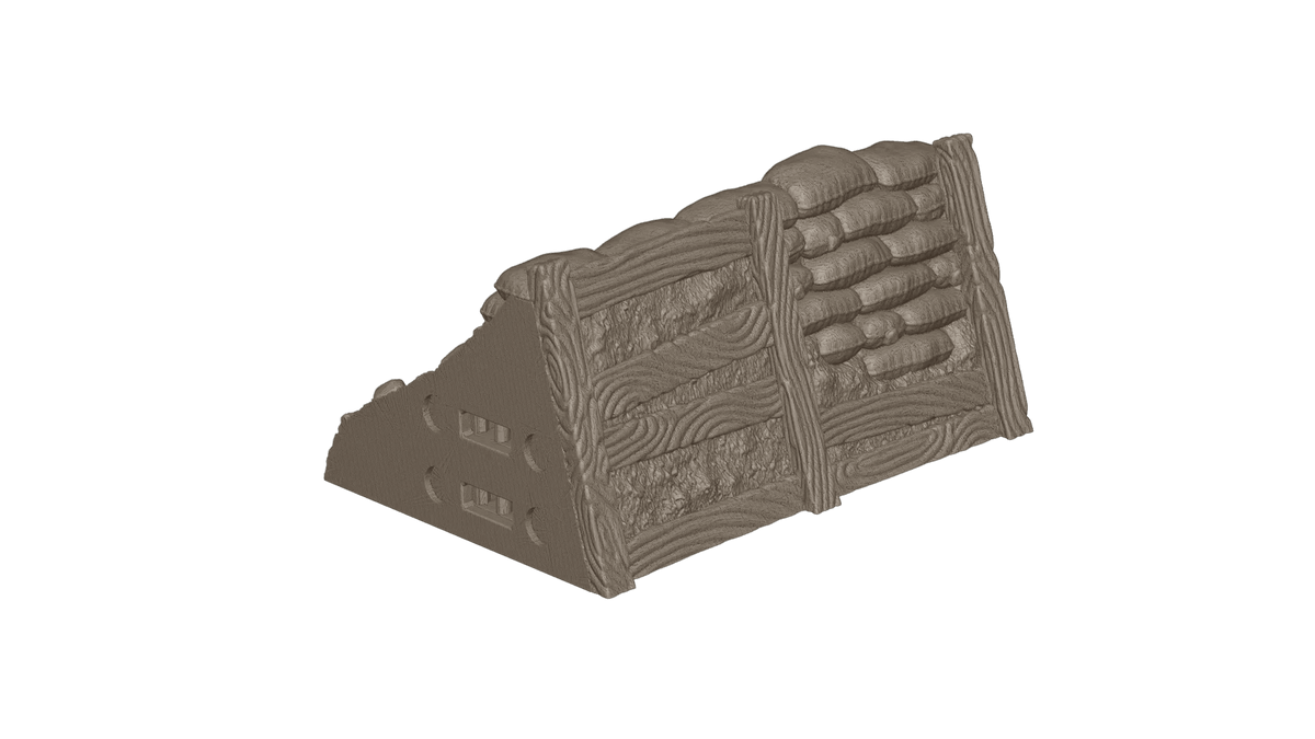 Tabletop Terrain Wargaming Modular Trench System - Starter Set - GameCraft