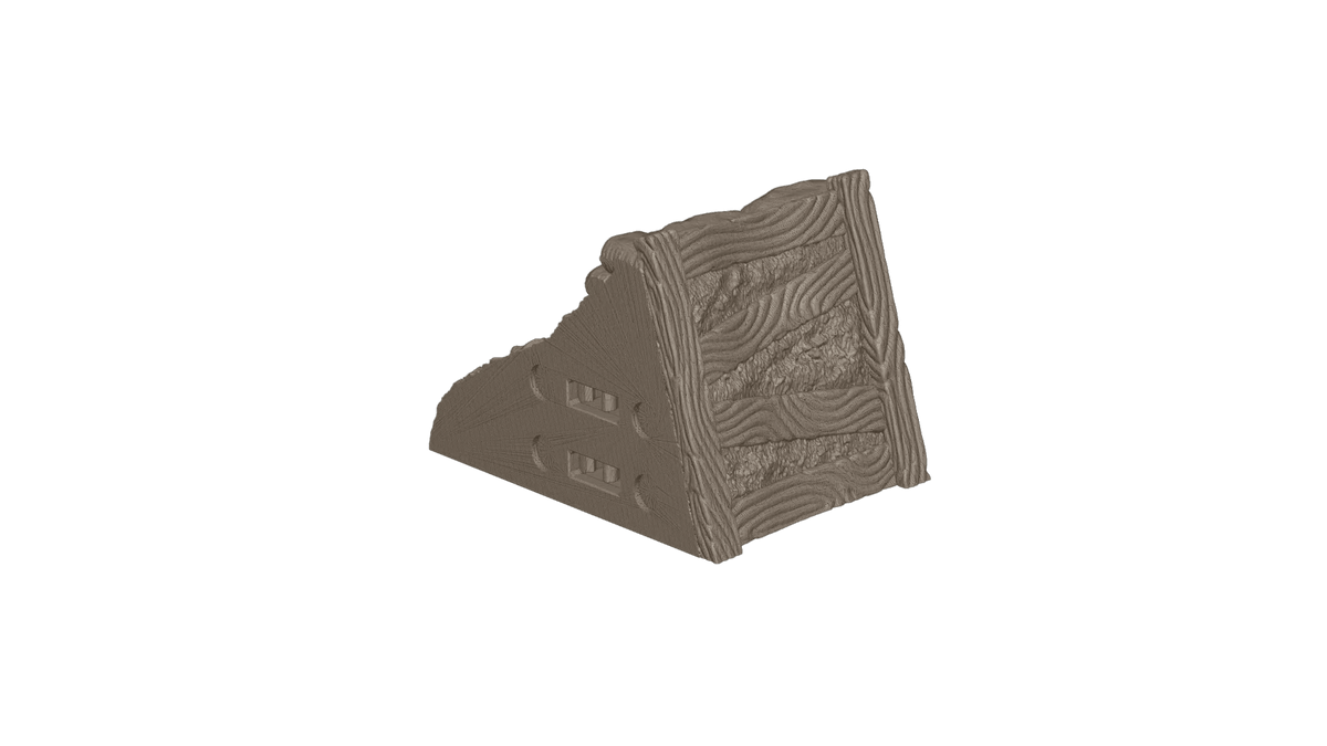 Wargaming Tabletop Terrain - Modular Trench Terrain Straight Section - GameCraft