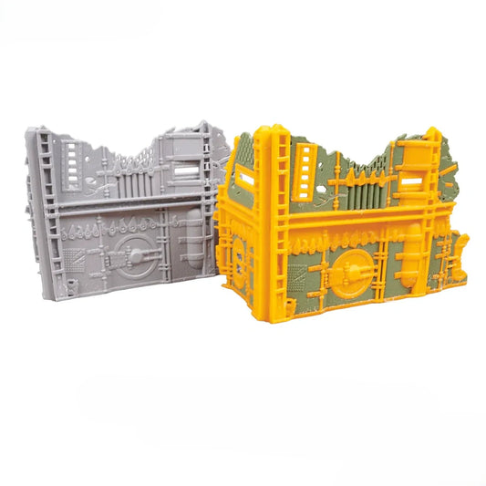 Foldable 40k Terrain - Orks - Green and Gold