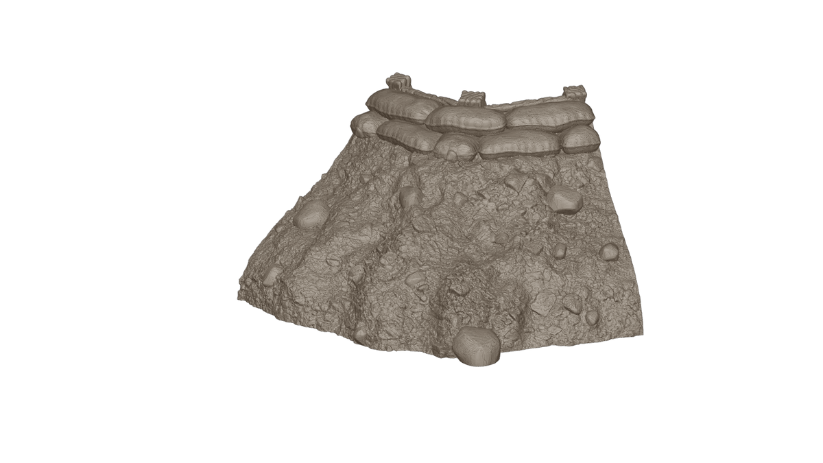 Wargaming Tabletop Terrain Modular Trench System - Corner Section - GameCraft
