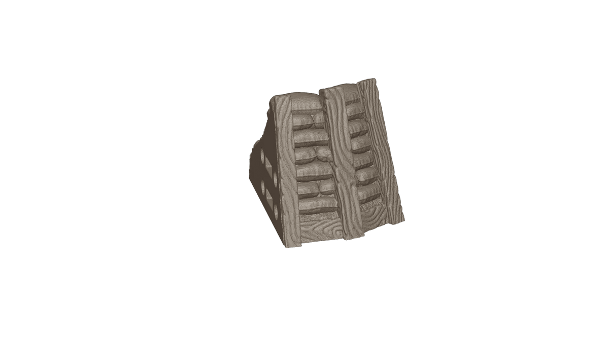 Wargaming Tabletop Terrain Modular Trench System - Corner Section - GameCraft