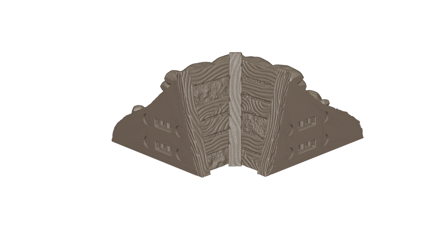 Wargaming TTRPG Terrain Modular Trench System - Corner Section - GameCraft