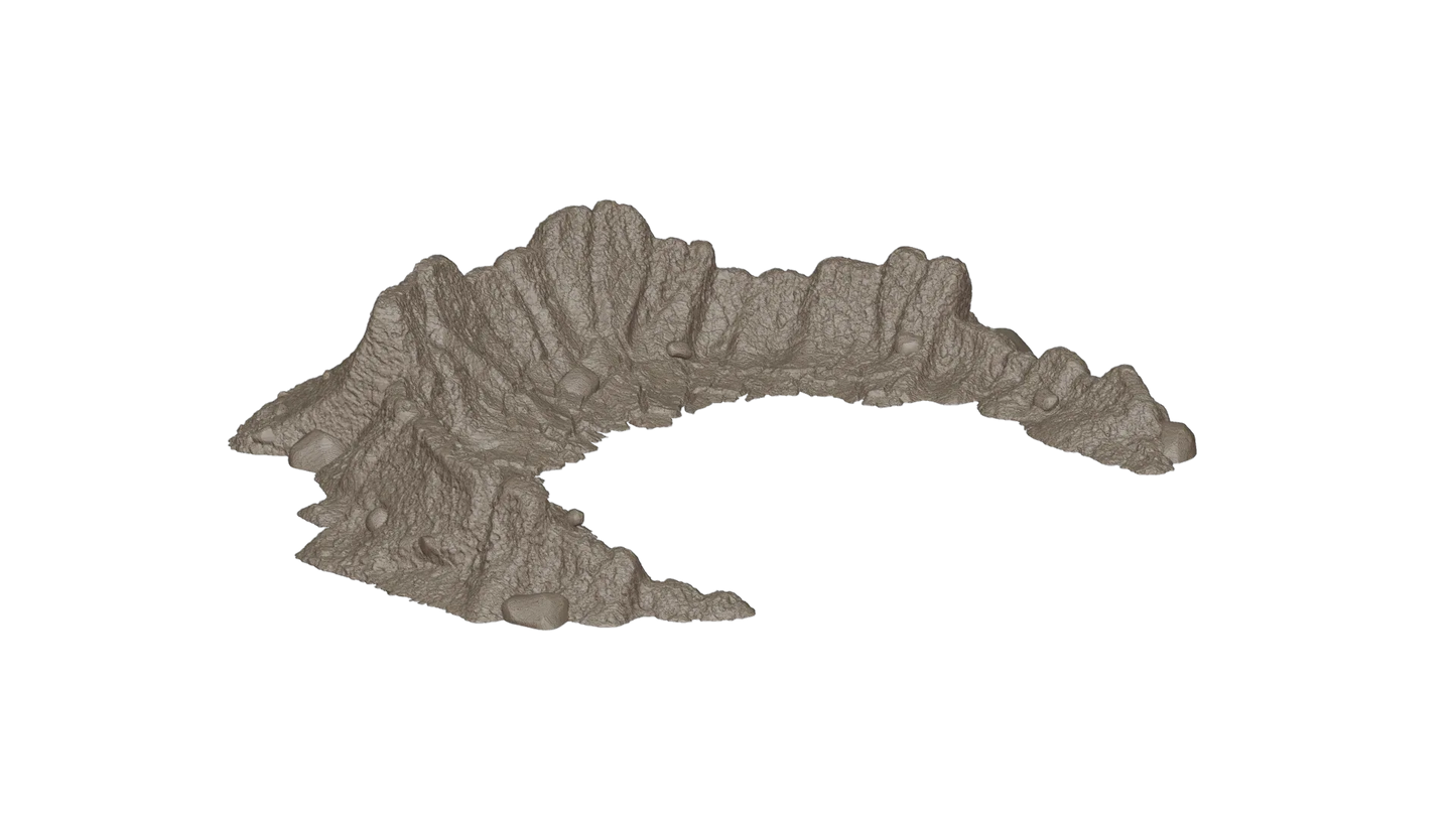 Wargaming Tabletop Terrain Modular Trench System - Craters - GameCraft