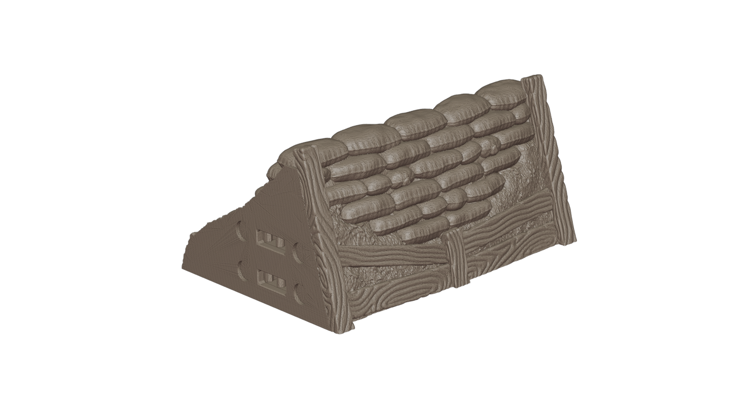 Wargaming TTRPG Terrain Modular Trench System - Starter Set