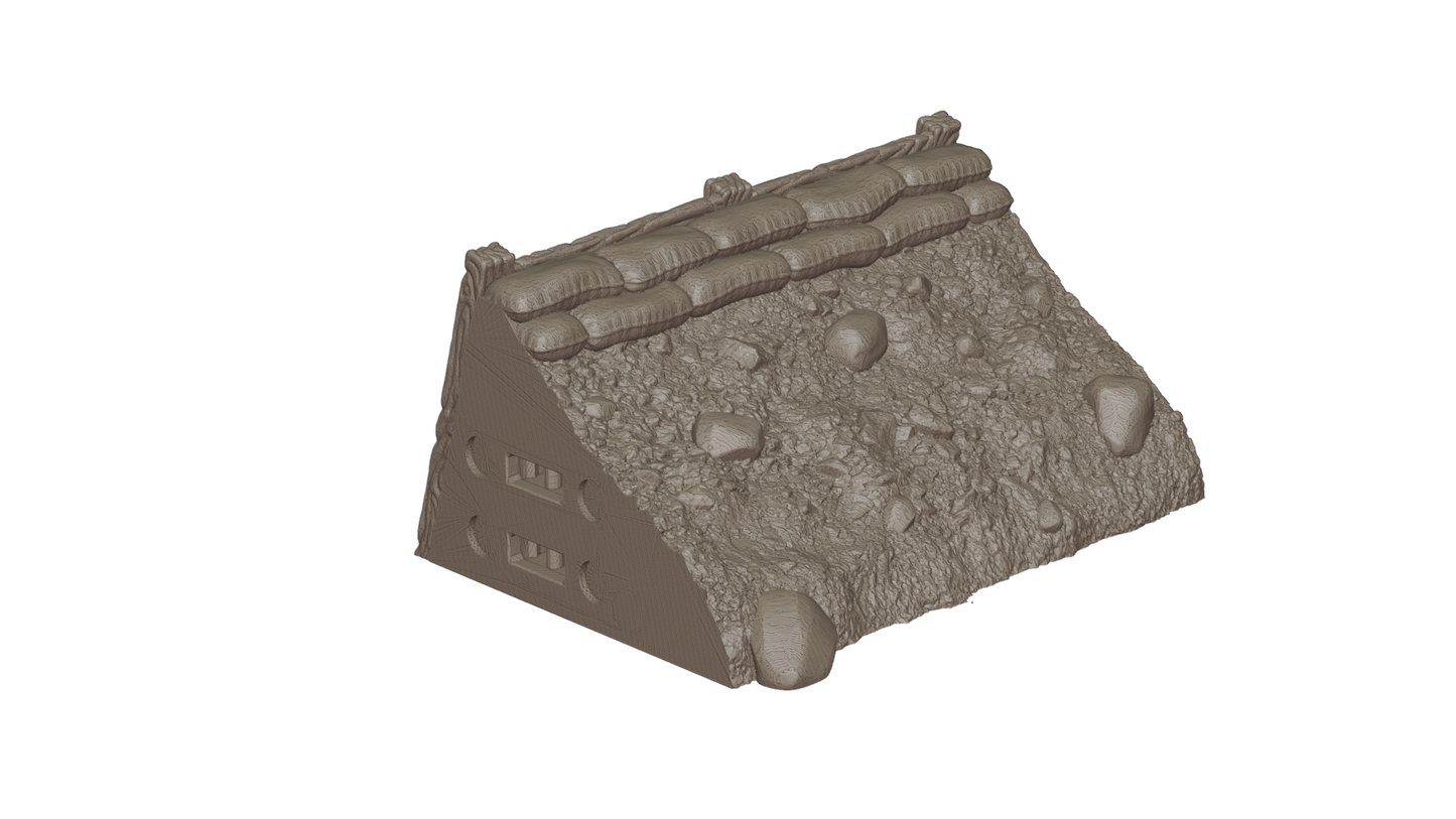 Wargaming TTRPG Terrain Modular Trench System - Starter Set