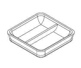 Square Token Tray 2 Organiser for Easy Storage and Access - GameCraft