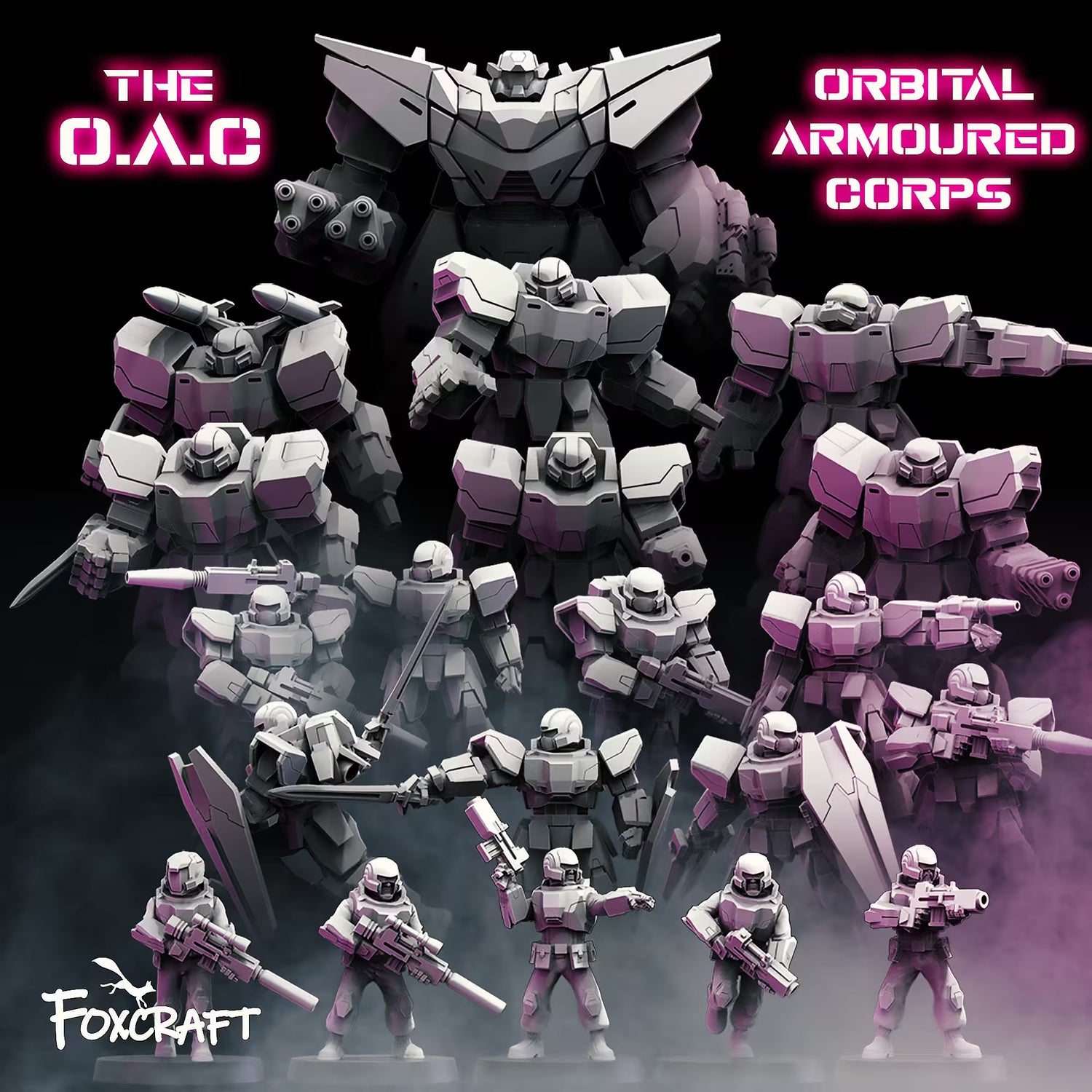 Orbital Armoured Corps Sci-Fi Miniatures
