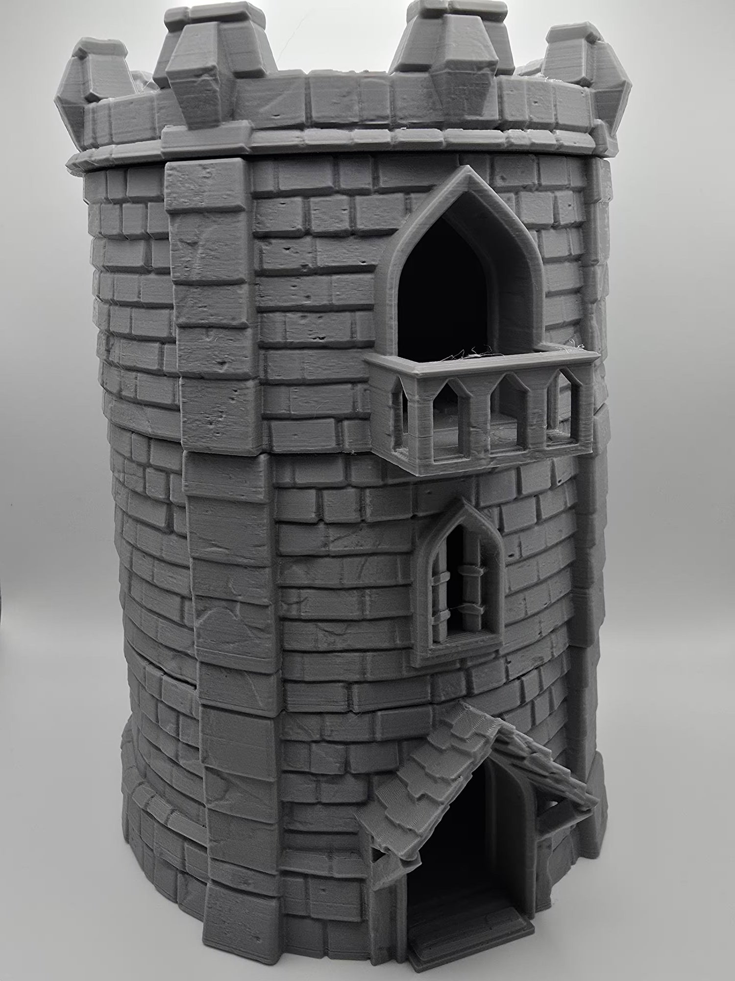 Medieval style round tower