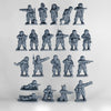 21-piece 15mm German Fallschirmjäger infantry squad