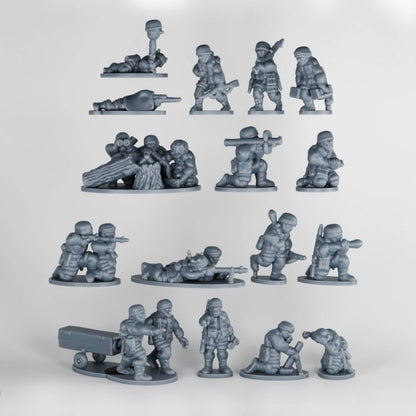 Fallschirmjäger support weapons for WW2 tabletop wargaming