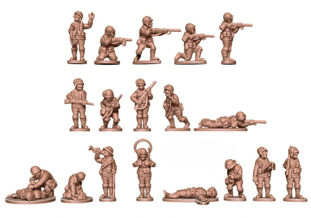 15mm Bersaglieri infantry set for Italian WW2 armies
