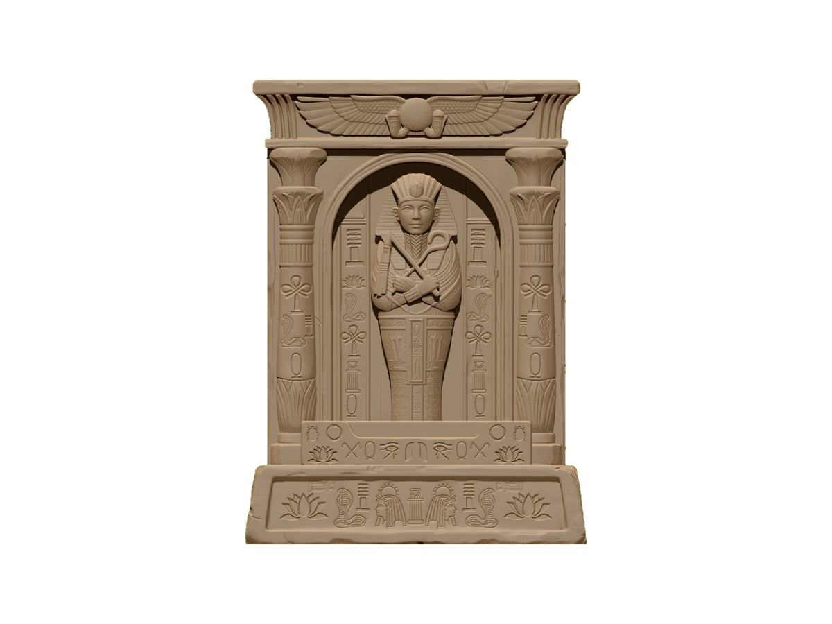 Pharaoh’s Tomb – Egyptian Card Display Holder