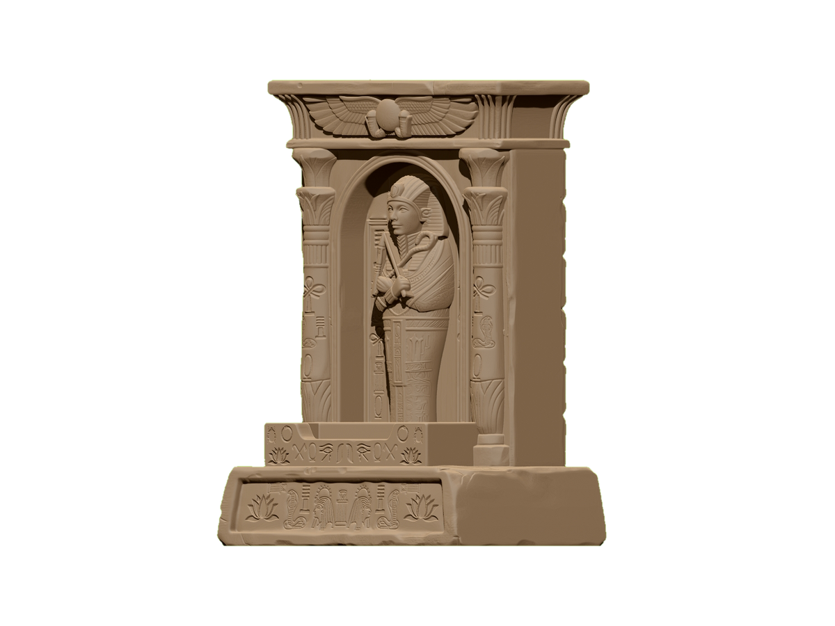 Pharaoh’s Tomb – Egyptian Card Display Holder