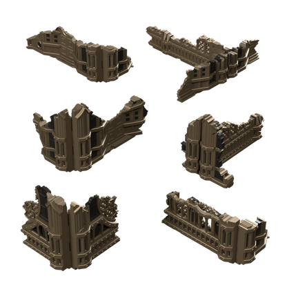 Gothic Foldable 40k 11th Edition Terrain - Tournament Compatible