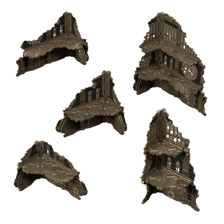 Gothic Foldable 40k 11th Edition Terrain - Tournament Compatible