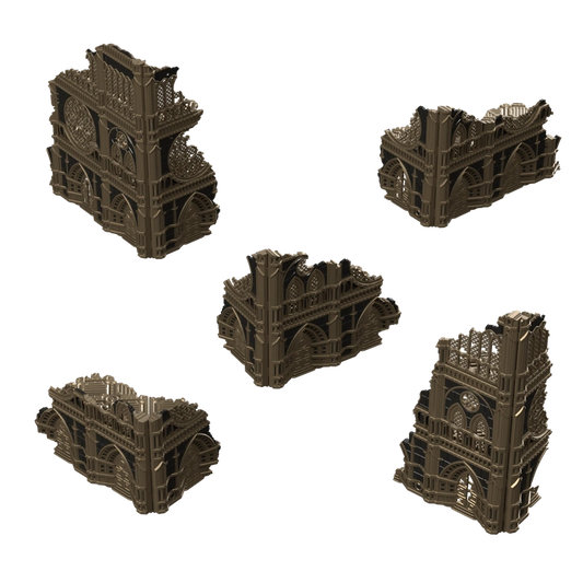 Gothic Foldable 40k 11th Edition Terrain - Tournament Compatible