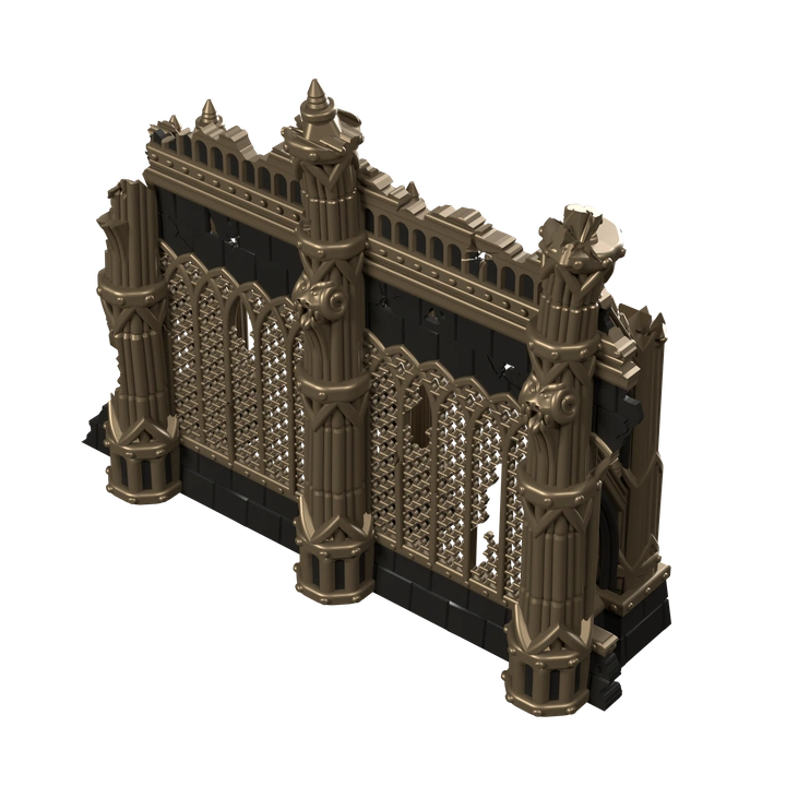 Gothic Foldable 40k 11th Edition Terrain - Tournament Compatible