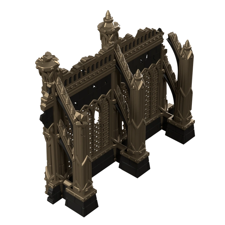 Gothic Foldable 40k 11th Edition Terrain - Tournament Compatible